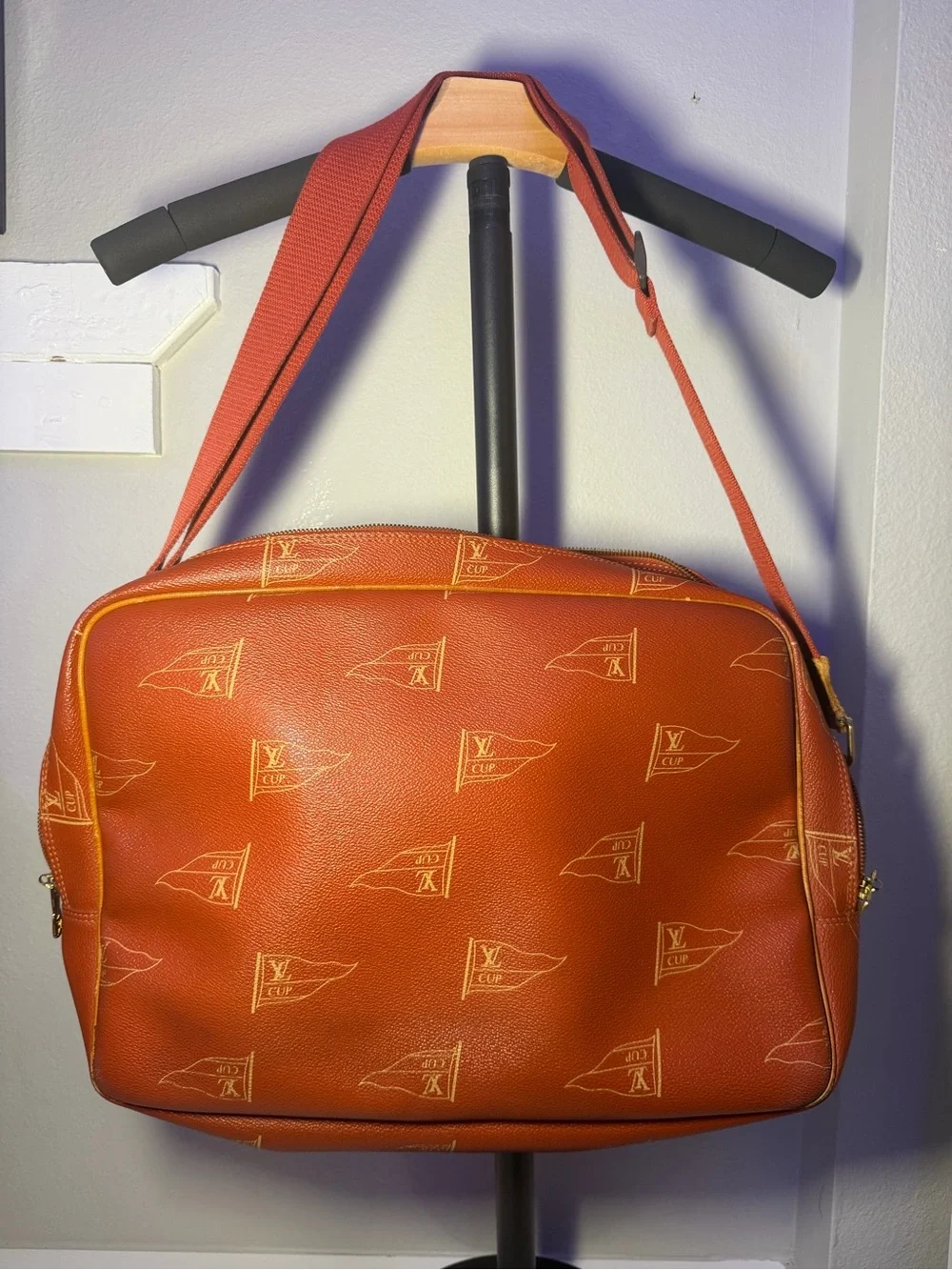 COA included-Louis Vuitton “America’s Cup” Messenger Bag #1851